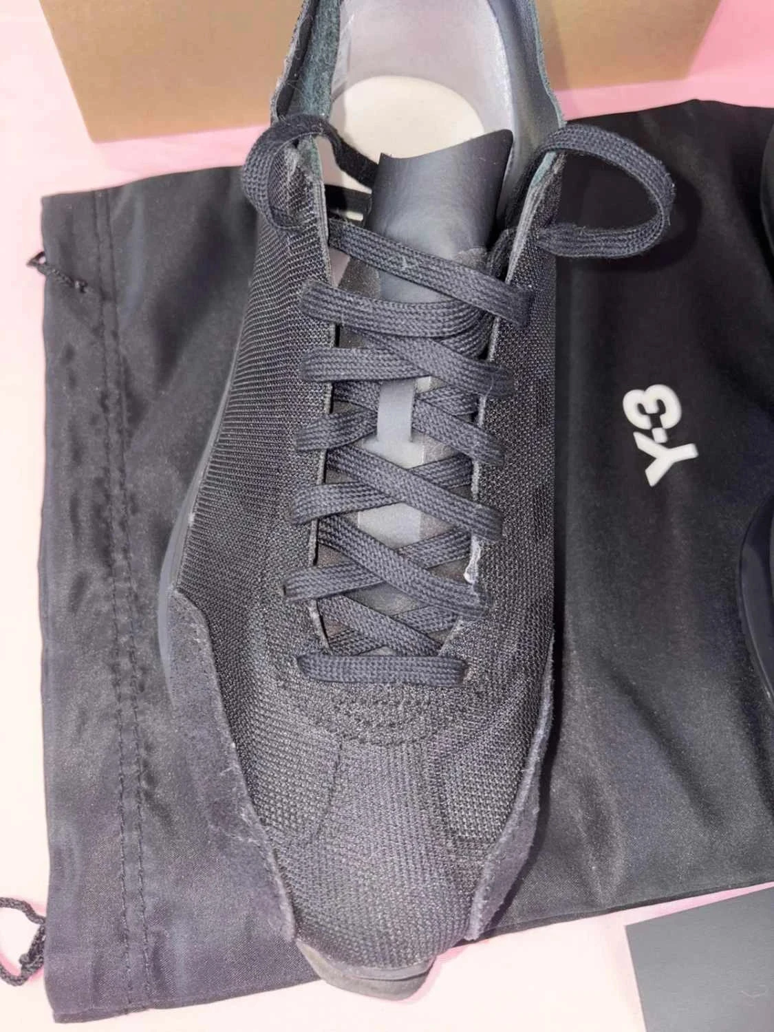 tênis masculino y-3 s-gendo run pretos tamanho 42⅔ completos com caixa – photo 3